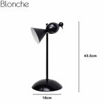 Lampe De Bureau Bird Design Noir - Fixe Luminaire Chambre