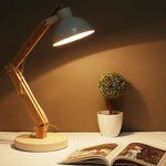 Lampe De Bureau Bois Ajustable Manu Luminaire Chambre