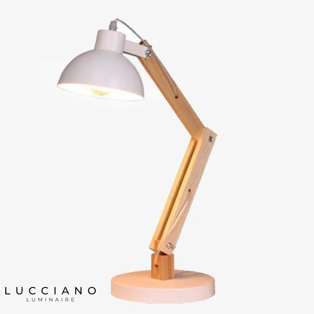 Lampe De Bureau Bois Ajustable Manu Luminaire Chambre