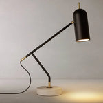 Lampe De Bureau Led Noire Industrielle Luminaire Chambre