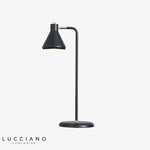 Lampe De Bureau Métallique Moderne Noir Luminaire Chambre