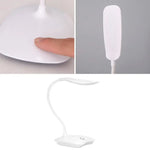 Lampe de bureau Tactile Blanche Ajustable pour Lecture