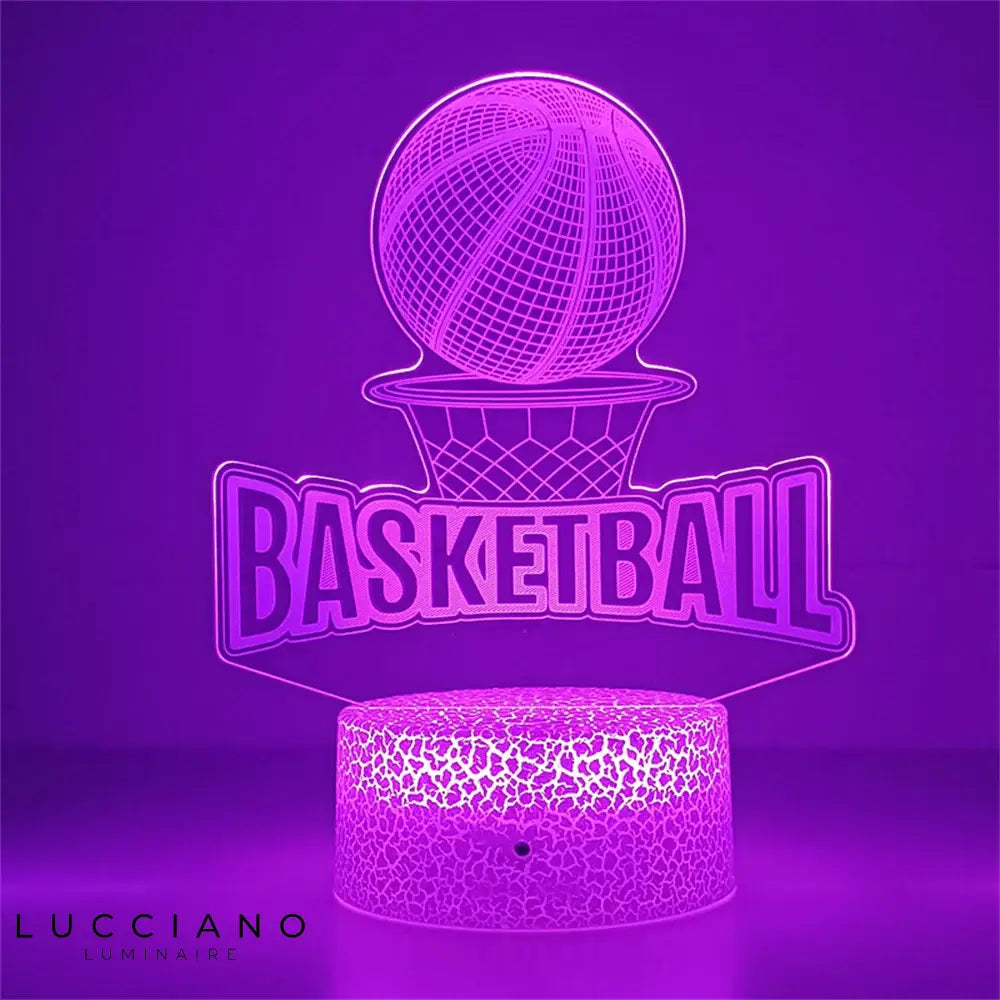 Lampe de Chevet 3D Basketball Tactile LED