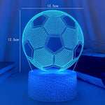 Lampe de chevet 3D Tactile ballon de Football