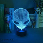 Lampe de chevet 3D Tactile Extraterrestre