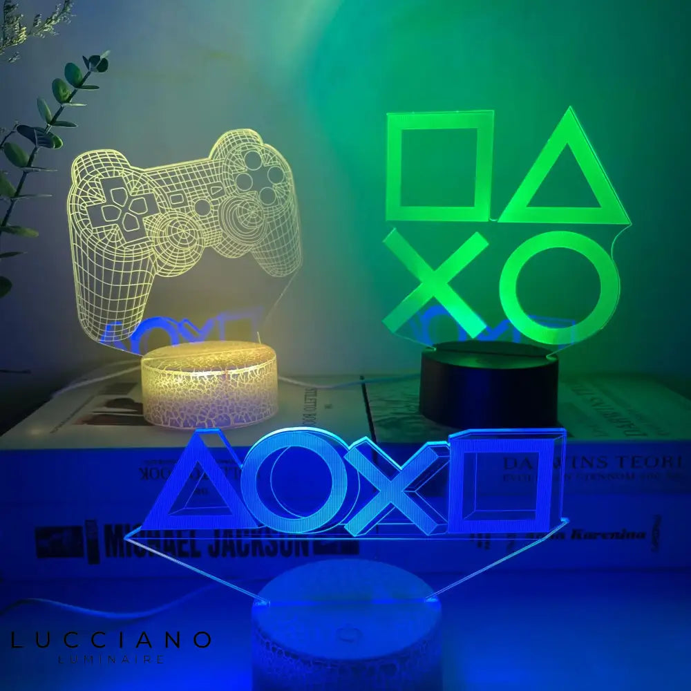 Lampe de chevet 3D Tactile Gamer