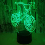 Lampe de chevet 3D Tactile Vélo