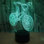 Lampe de chevet 3D Tactile Vélo