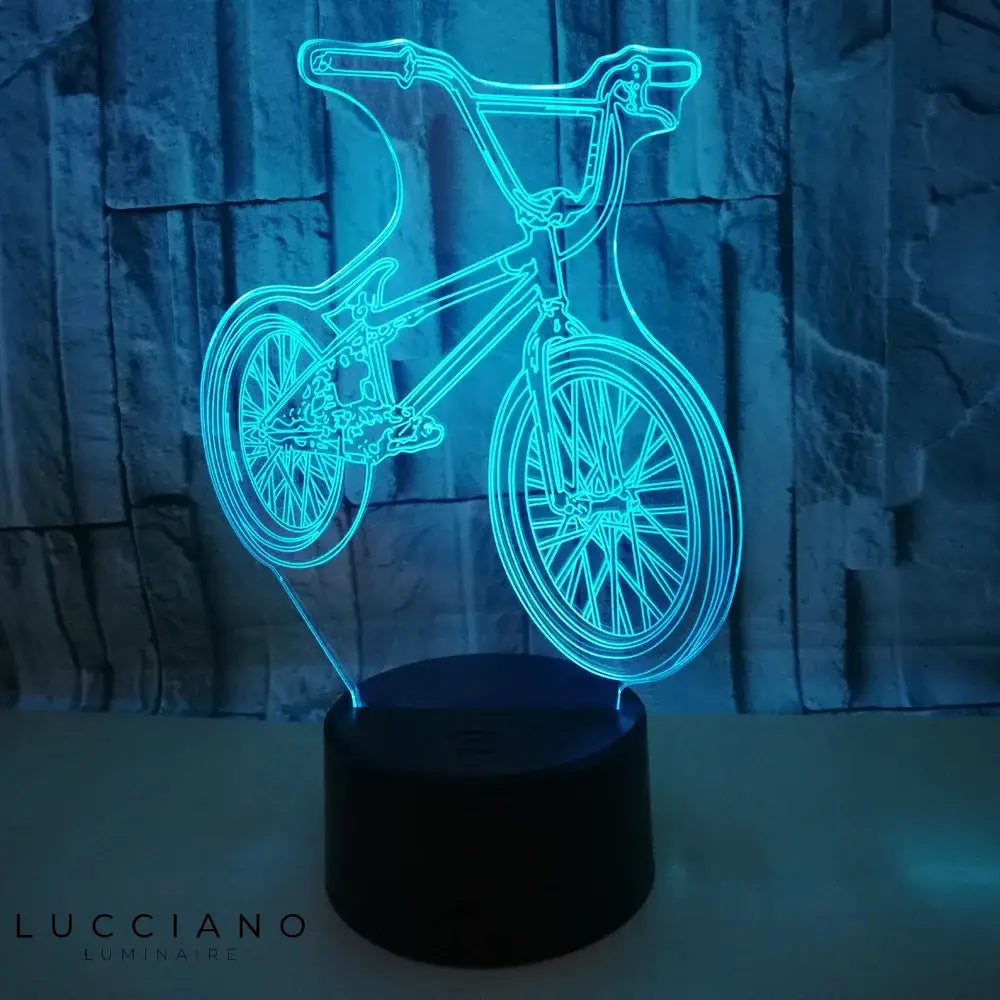 Lampe de chevet 3D Tactile Vélo