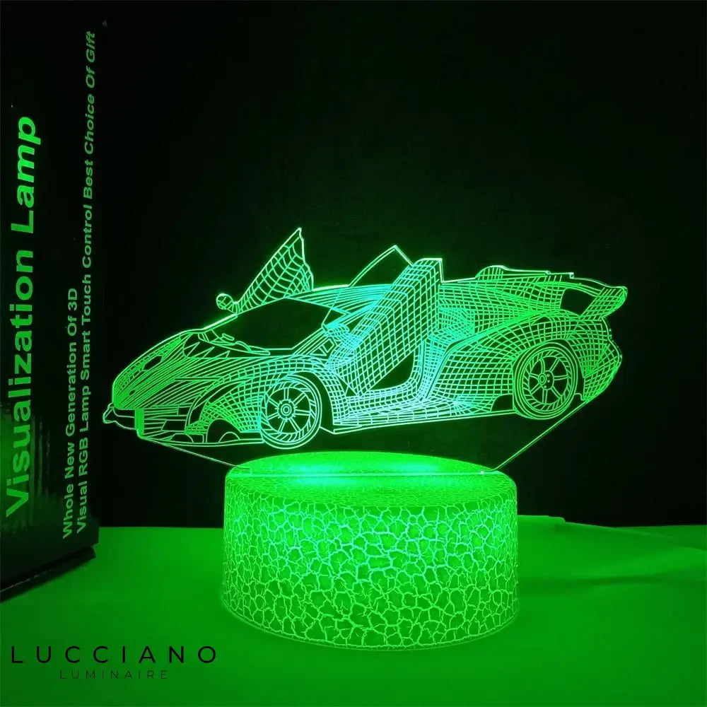 Lampe de chevet 3D Voiture de luxe