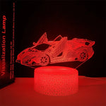 Lampe de chevet 3D Voiture de luxe