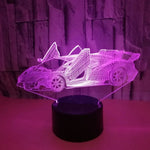 Lampe de chevet 3D Voiture de luxe