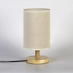 Lampe De Chevet Abat-Jour Tissu Beige Luminaire Chambre