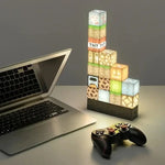 Lampe de Chevet Bloc Lumineux Minecraft