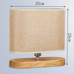 Lampe De Chevet Bois Et Tissu Luminaire Chambre