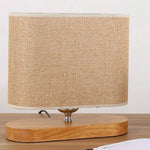 Lampe De Chevet Bois Et Tissu Luminaire Chambre