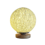 Lampe De Chevet Boule Bois Luminaire Chambre