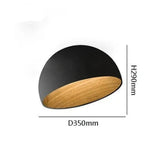 Lampe De Chevet Fixée Au Plafond En Bois Japonais B Black 35 Cm / Tricolor Light-No Rc Japonaise