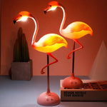 Lampe de chevet Flamant rose