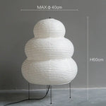 Lampe de chevet Japonaise en Papier Akari Design