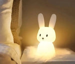 Lampe de chevet Lapin Tactile et Rechargeable pour Enfants