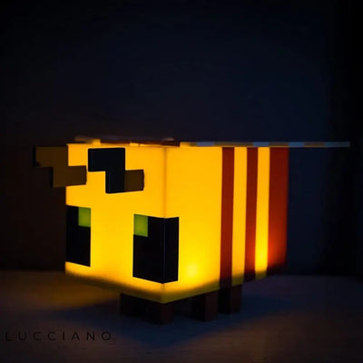 Minecraft Bee Bedside Lamp for Kids