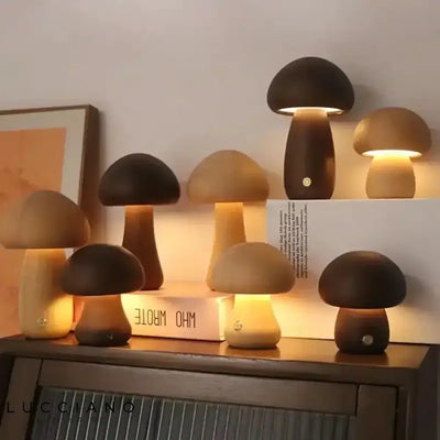 Modern Mushroom Bedside Lamp