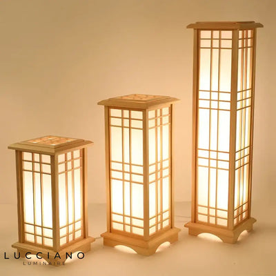 Lámpara de noche moderna japonesa tatami