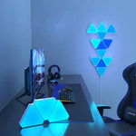 Lampe de chevet Murale Intelligente LED Triangulaire RGB