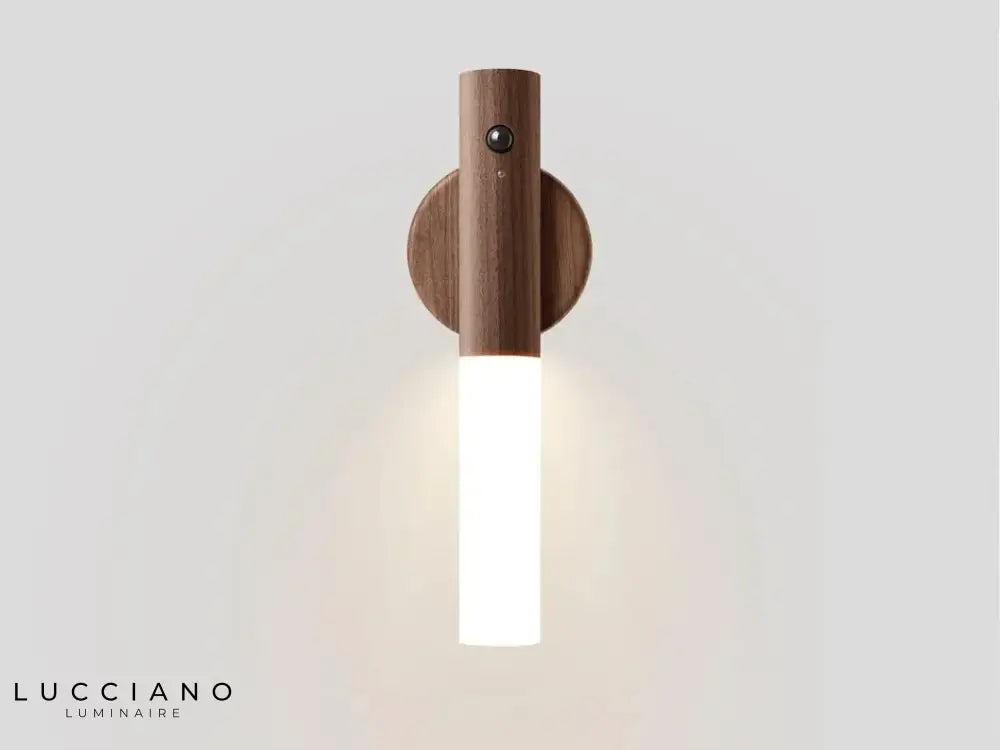 Lampe de chevet Murale Moderne Bois Bâton