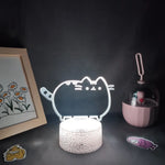 Lampe de chevet Néon Tactile Chat Mignon