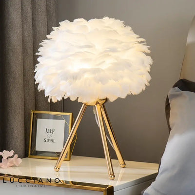 Soft Feathers Bedside Lamp