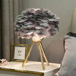 Lampe de chevet Plumes Douce