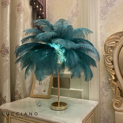 Feathers Touch LED Bedside Lamp