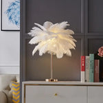 Lampe de chevet Plumes Tactile LED