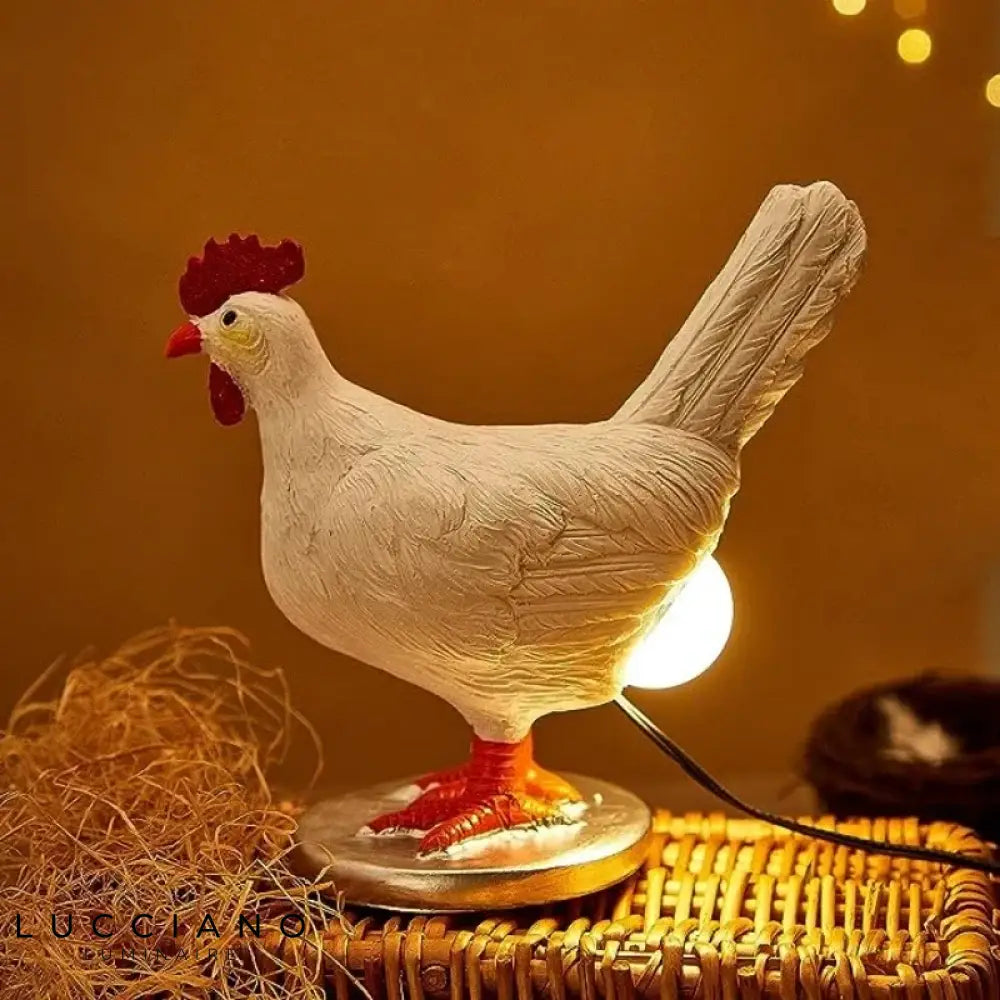 Lampe de Chevet Poule Originale LED Tactile