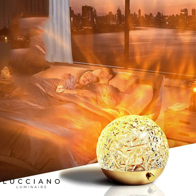 Crystal Spherical Projector Bedside Lamp