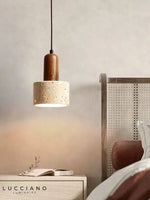 Lampe de Chevet Suspendue en Pierre Moderne