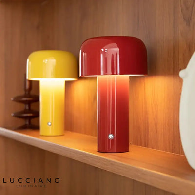 Italian Style Mushroom Touch Bedside Lamp