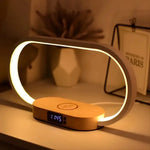 Lampe de chevet Tactile Chargeur de téléphone Ovale