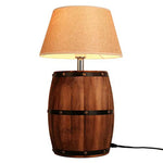 Lampe De Chevet Tonneau Vintage Rope Luminaire Chambre