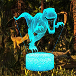 Lampe de chevet USB 3D Dinosaures