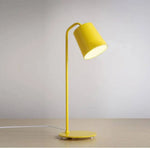 Lampe De Table Métal Moderne Jaune Luminaire Chambre