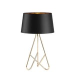 Lampe Design Abat-Jour Et Pieds Chromés Luminaire Chambre