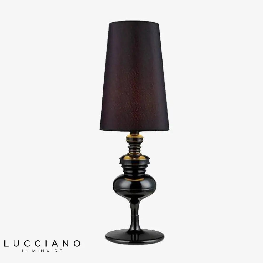 Lampe Design Chromée Moderne Noir Luminaire Chambre