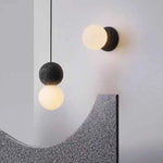 Lampe Design Ciment Et Verre Luminaire Cuivre