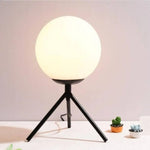 Lampe Design Dorée Avec Globe En Verre D - Noir Luminaire Chambre