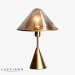 Lampe Design Led Cuivre Verre Luminaire Chambre