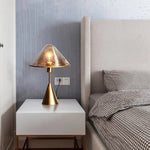 Lampe Design Led Cuivre Verre Luminaire Chambre