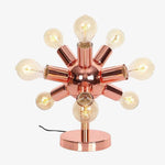 Lampe Design Led Multi-Ampoules Rose Gold Luminaire Chambre